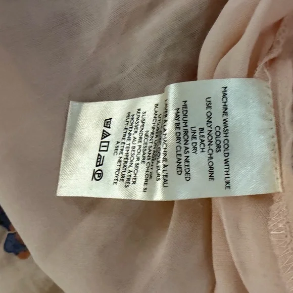 Free People Morning Glory Maxi Dress Floral Boho Smocked Tea Combo Size S EUC - Picture 11 of 11